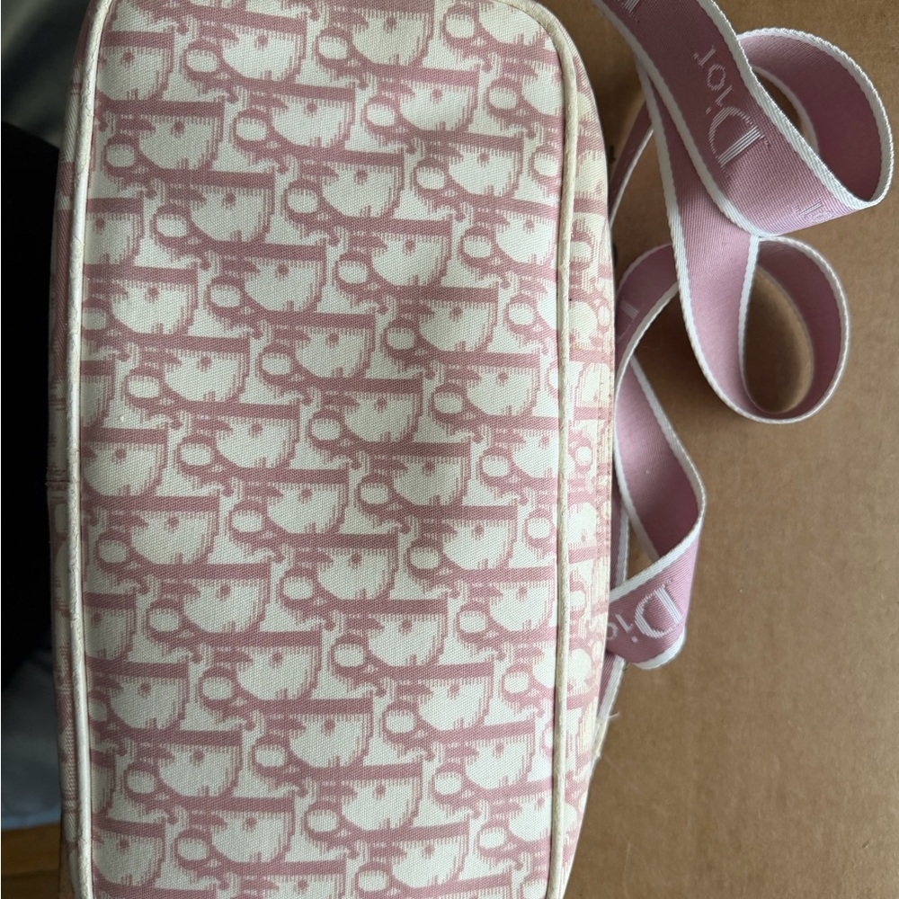 Dior Pink and Cream Floral Crossbody - Picture 2 of 10